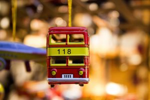 toy bus ornament