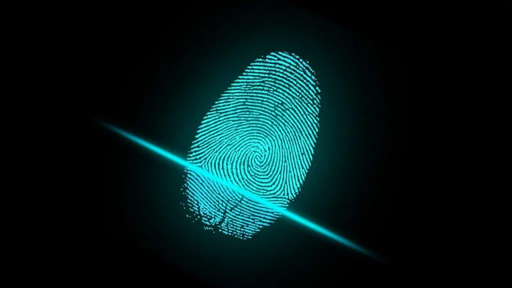 fingerprint scan